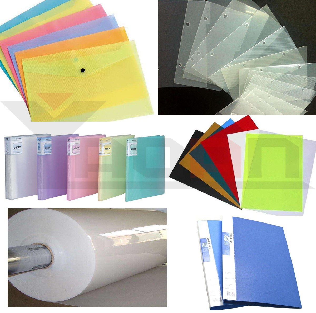 Stationery file folder cover film sheet extruder PP sheet machine